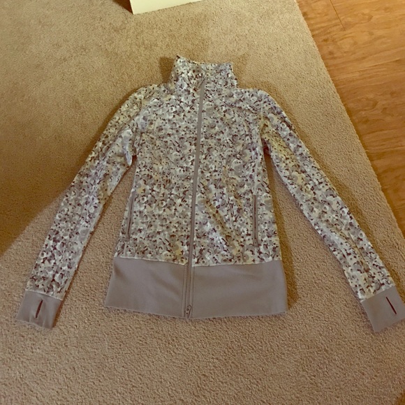 Grey Floral lululemon  jacket