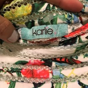 karlie Shorts - Karlie floral eyelet layered shorts karlie Shorts - Karlie floral eyelet layered shorts