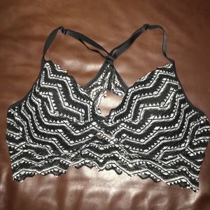 PINK racer back cut out brallette