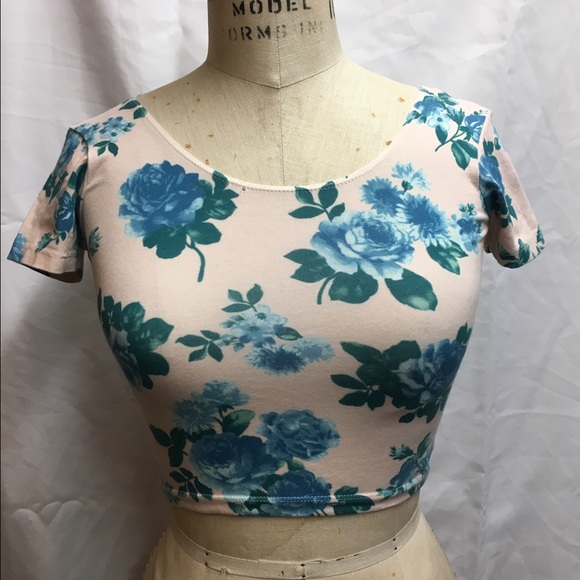 Blue flower top from American Apparel