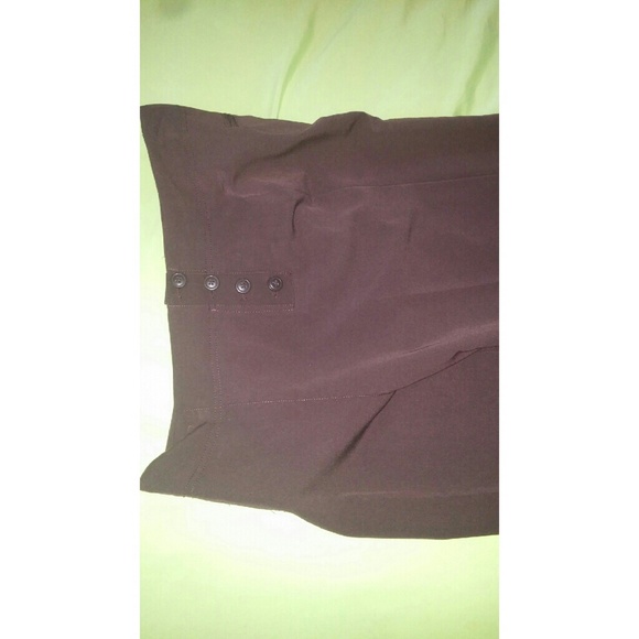 Dark brown dress pants