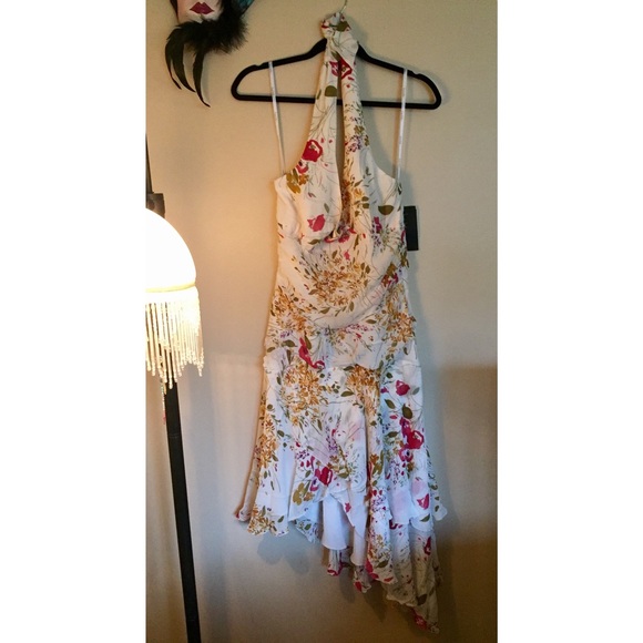 Haltered Flower Dress