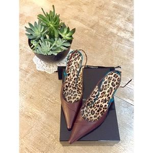 Brown Textured Pop of Color