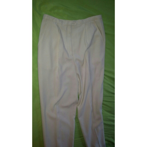 White dress pants