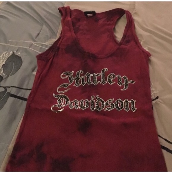 Harley Davidson bling racetrack tank