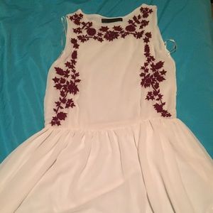 White Zara dress