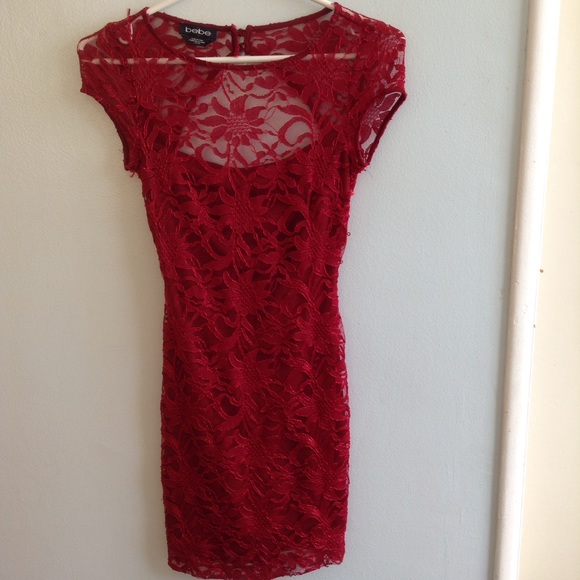 Red Bebe dress😍