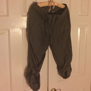 North face green  pants