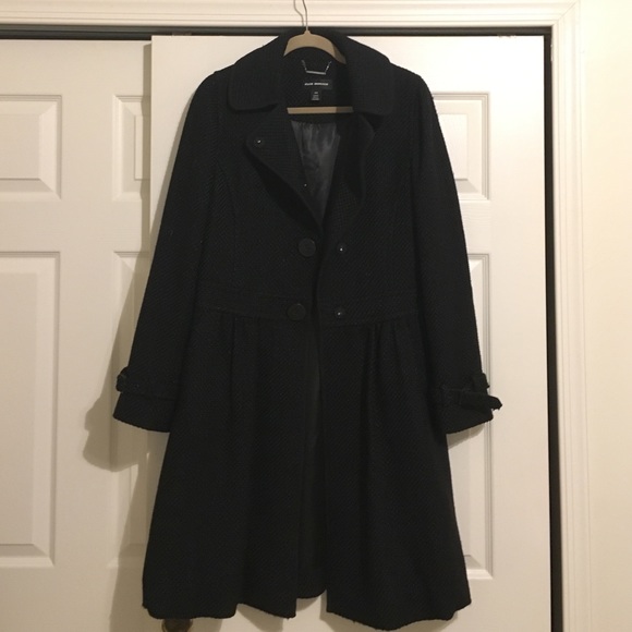 Club Monaco long black peacoat