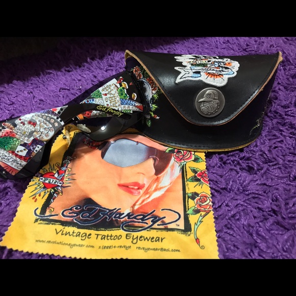 Women's Ed Hardy Brad Sunglasses