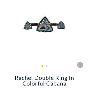 Kendra Scott Rachel Double Ring in Colorful Cabana