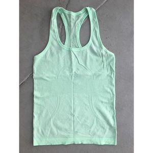 lululemon Swiftly Tech Racerback fresh teal size 4