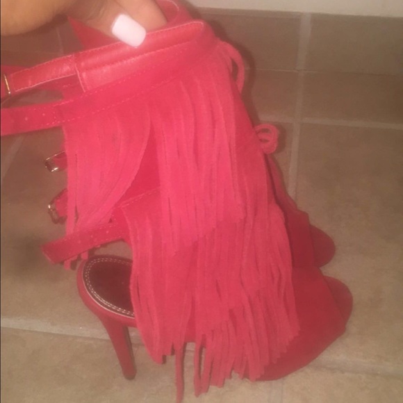 Fringe heels