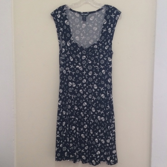 Skull and Sailor Pinup Dress