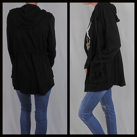 1 LEFT‼️FIRM⭐️️Black Utility Jacket - Picture 3 of 3