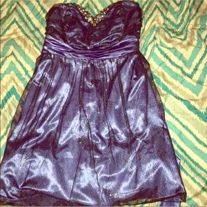 Navy blue homecoming dress