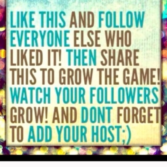 Everyone like & follow. I will return the favor.