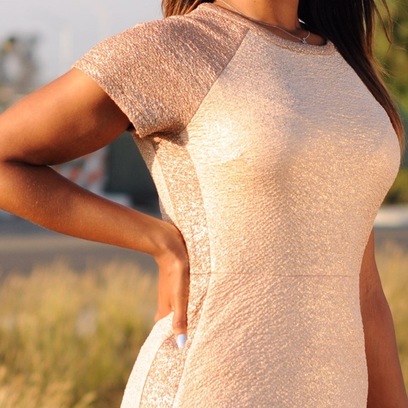 Blush gold dress - Picture 4 of 5