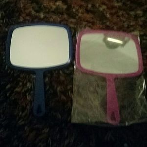 two hand mirrors-New