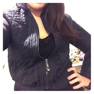 Women's Navy Quilted Jacket