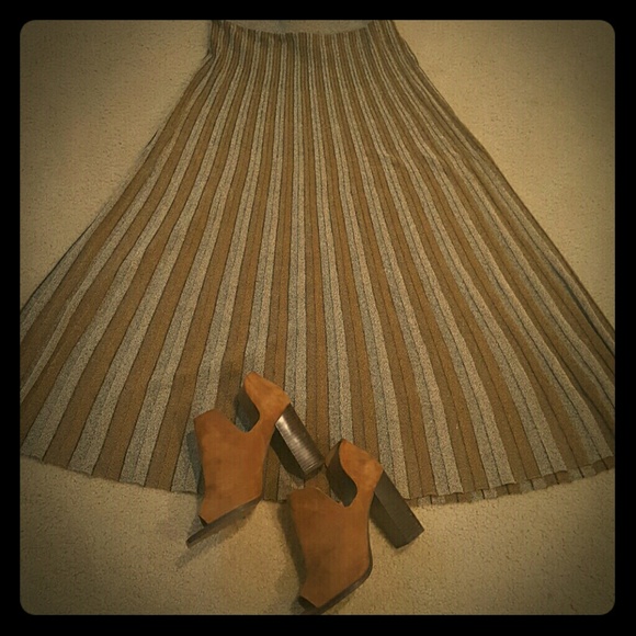 Zara long A-line skirt; worn once