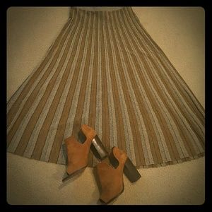 Zara long A-line skirt; worn once