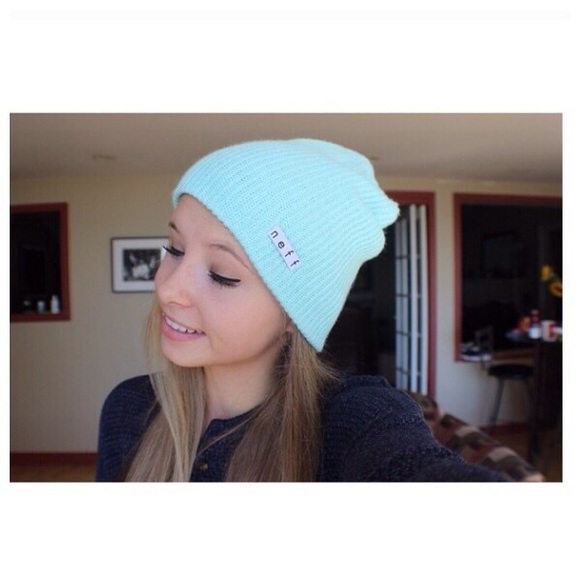 Light blue neff beanie