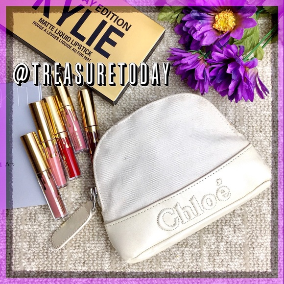 Chloe Handbags - Chloé White Cosmetic Bag / Mini Dome Clutch