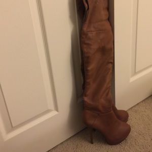 Over the knee boot