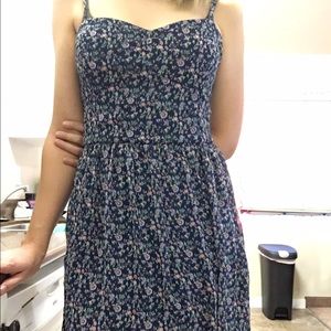 Abercrombie and Fitch fit and flare floral dress