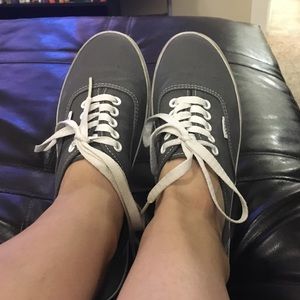 Worn once Gray Vans