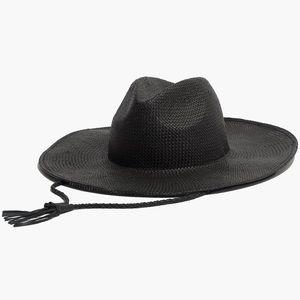 *NWOT MADEWELL WIDE BRIMMED FEDORA W/ LEATHER CORD