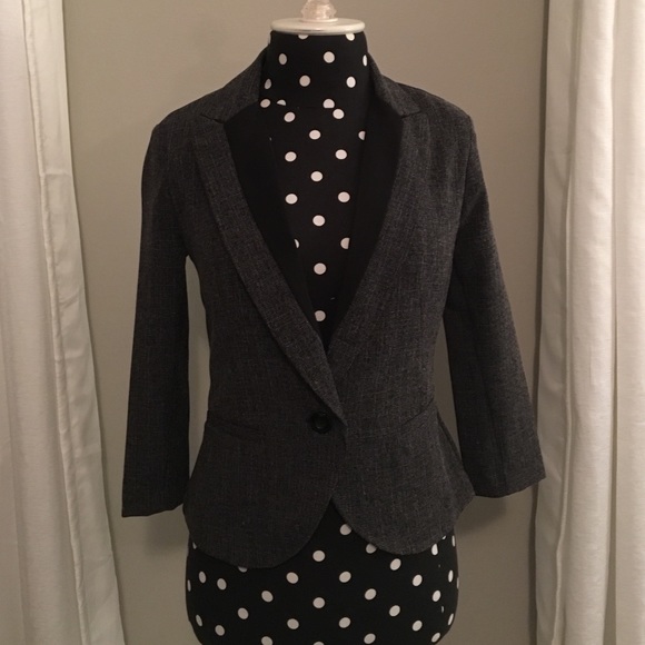 Black Grey Blazer