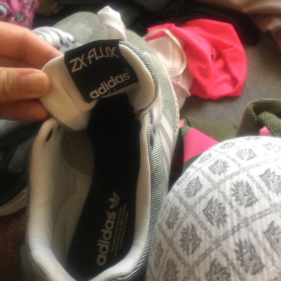 Grey adidas ZX flux worn once - Picture 3 of 5