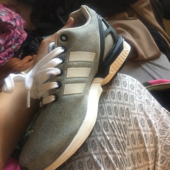 Grey adidas ZX flux worn once - Picture 5 of 5