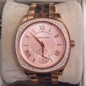 Michael Kor's Women Tortoise Shell Watch