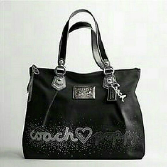 ISO: Coach Poppy Glam Canvas Tote 16319