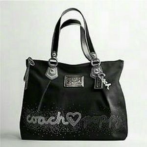 ISO: Coach Poppy Glam Canvas Tote 16319