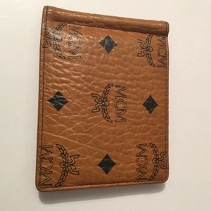 MCM men's bill fold wallet