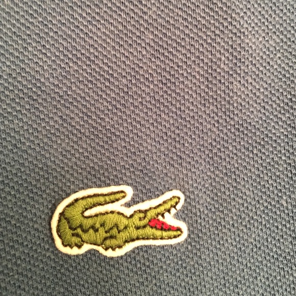 Blue Lacoste shirt