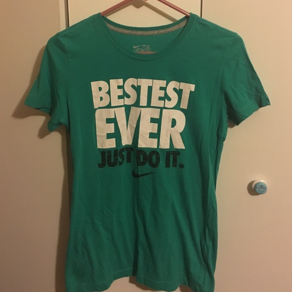 Nike "Bestest Ever" Teal Tee
