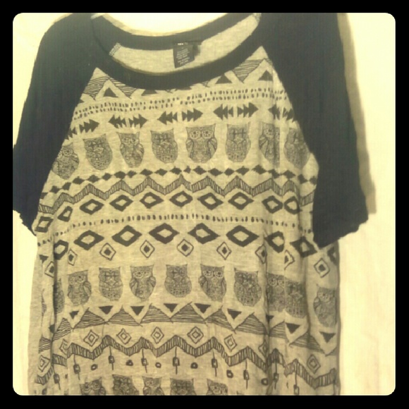Rue 21 Aztec Owl print top