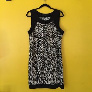 Style & Co. Animal print sleeveless shift dress