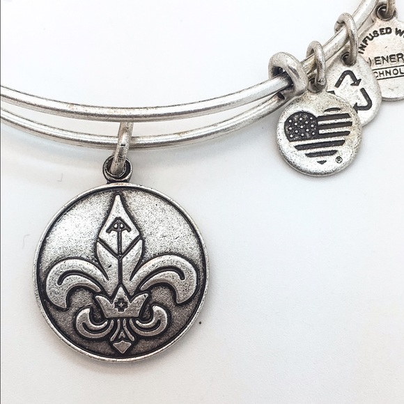 Alex and Ani Fleur De Lis II EWB RS - Picture 2 of 3