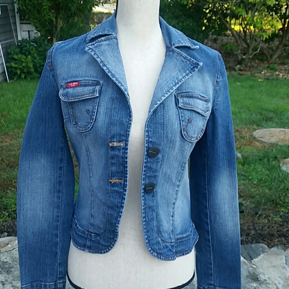 women's polo jean jacket