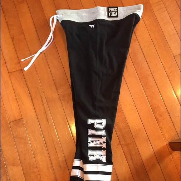 PINK VS black jogger sweats