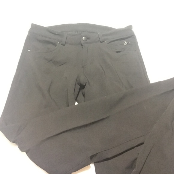 Black Lulu Lemon skinny pants