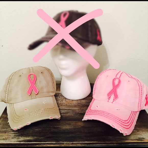 Support Breast Cancer awareness caps