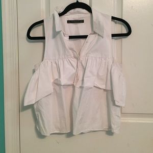 Zara off the shoulder blouse