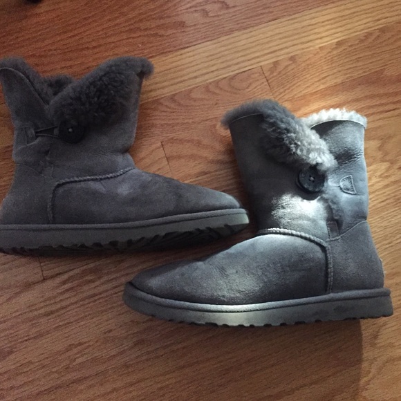 Grey Bailey Button Uggs